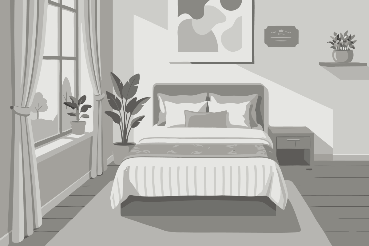 Guest Room, King Bed with Shared Kitchen